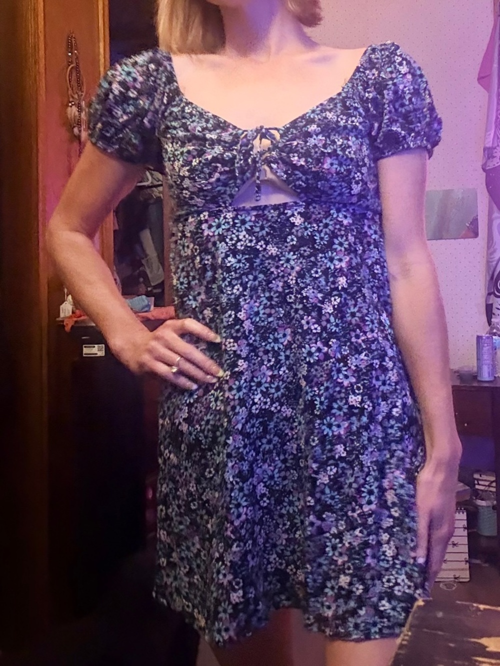 Floral dress brand SO women’s size xs